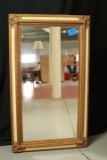 Gold Framed Beveled Mirror