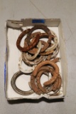 Box of Horse shoes