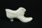 Milk Glass Shoe