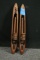 Pair of Textile Shuttle Candlesticks