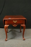 Cherry Drop Leaf End Table