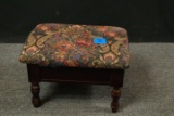 Floral Foot Stool