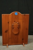 Wooden Pineapple Fire Screen