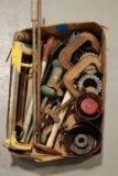 2 C Clamps, Wrenches, Misc Tools