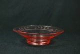 Depression Era Etched Glass Bowl