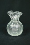 Fluted Glass Vase