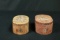 2 Inlay Stone Trinket Boxes