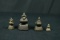 4 Small Stone Figurines