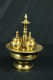 Brass Condiment Set