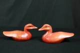 2 Wooden Ducks