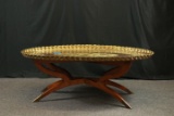 Ornate Brass Coffee Table