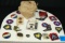Assorted Military Patches & Buttons