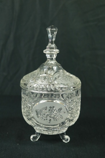 Crystal Footed Candy Dish