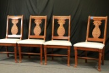 4 Pineapple Back Chairs