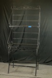 Glass Shelf Iron Bakers Rack