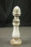 Concrete Pedestal With Pineapple On Top