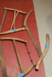 3 Antique Bow Saws