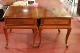 Pair Of Cherry End Tables