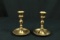 Pair Of Brass Candle Stick Holders