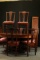 Mahogany Table With 3 Leaves & 8 Chairs