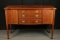 Biggs Furniture Company Mahogany Inlayed Server With Candle Stands
