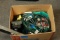 Box Of Wire Connectors, Extension Cord, Level, & Sander