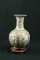 Oriental Hand Painted Vase On Stand