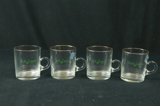 4 Irish Coffee Glasses