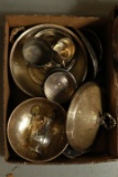 Box Of Misc. Silver Plate