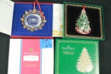 2 White House Christmas Ornaments