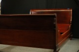 Mahogany Antique Sleigh Bed