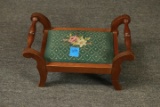 Needlepoint Foot Stool