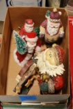 Box Of Christmas Santas