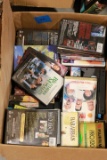 Box Of DVDs & VHS