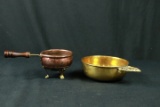 Brass Tray & Copper Handled Tray