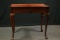 Mahogany Queen Ann Style Tea Table With Slides