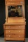 Antique East Lake Walnut Dresser With Mirror