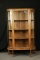 Oak Bow Front China Cabinet