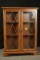 Ethan Allen Maple Cabinet With Glass Doors