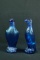 Pair Of Glass Eagle Decanters