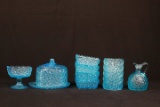 Blue Glass Dishes