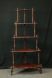 Mahogany Corner Shelf