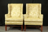 Pair Of Wing Back Chairs