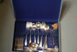 6 Piece Place Setting Of Rogers Silver Plate