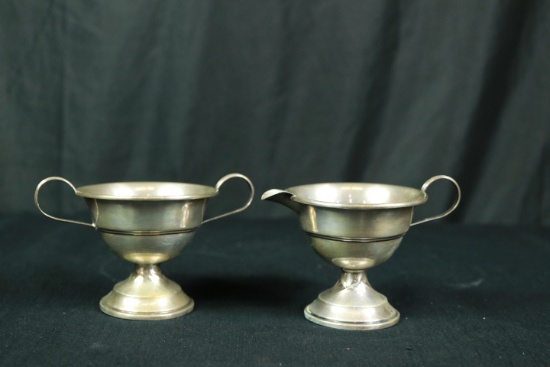 Sterling Silver Sugar & Creamer