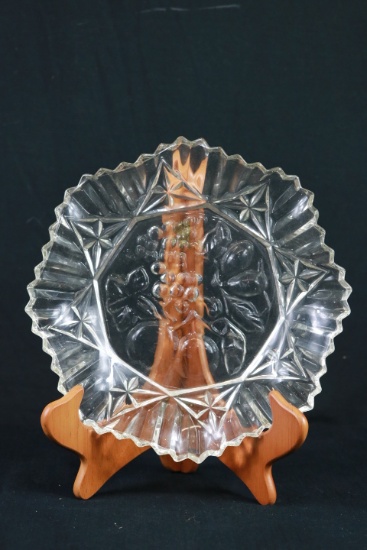 Pressed Glass Plate