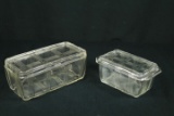 2 Glass Refrigerator Boxes