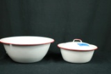 2 Porcelain Pots