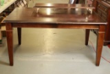 Dining Room Table With 6 Chairs & 1 Leaf