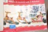 Santa With 2 Reindeer